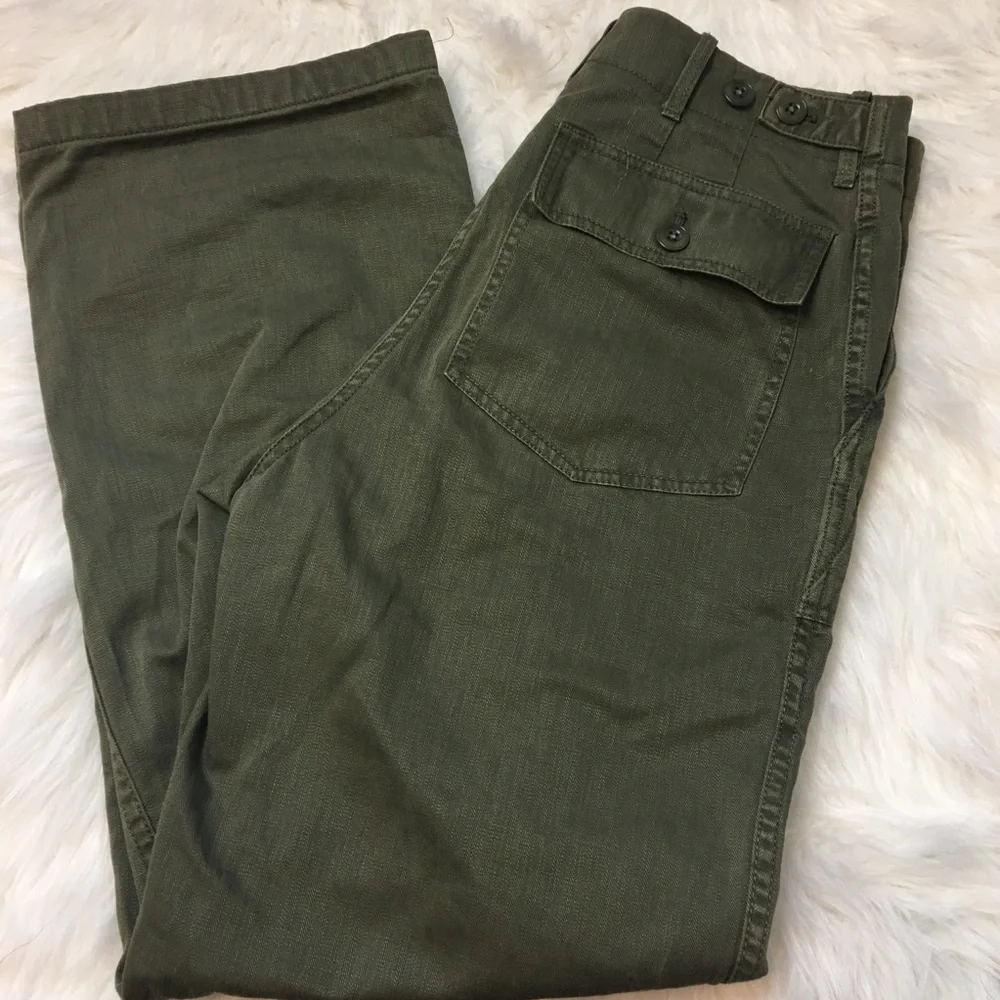 J Crew Foundry Wide Leg Cargo Pants - Picture 3 of 7